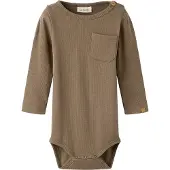 Lil´ Atelier Nbmlago Ls Slim Body Lil - Brown - 68