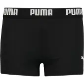 Puma Boys Logo Trunks 1P - Black - 164