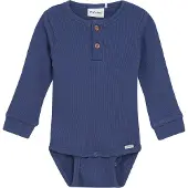 Minymo Body Ls Rib - Blue - 62