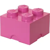 LEGO Storage Brick 4 säilytyslaatikko, pinkki