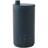Design Letters - Travel Muki 35 cl Blue
