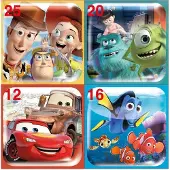 Educa 12-16-20-25 Disney Pixar - Multi/patterned - ONE SIZE