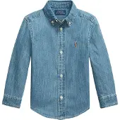 Ralph Lauren Kauluspaita - Denim - Sininen - - 7 v (122) - Kauluspaidat
