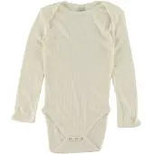 Smallstuff Body Ls, Off. White Drop Needle, Merino Wool - White - 62