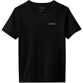 Calvin Klein Chest Inst.logo Ss T-Shirt - Black - 128