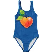 Molo Nika Uimapuku Peace & Love 110 cm Sininen 110 cm Tytöt