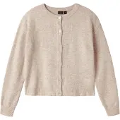 LMTD Nlflodet Ls Short Knit Cardigan Noos - Beige - 170-176