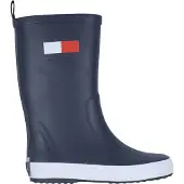 Tommy Hilfiger Kumisaappaat 'RUDY' sininen / kirsikanpunainen / valkoinen