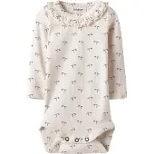 Lil´ Atelier Lil' Atelier Body p/h - Joustinneule - NbfGago - Melkein Mauve/T - - 68 - Bodyt P/H