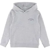 Jack & Jones Jjcollege Logo Sweat Hood Jnr - Grey - 128