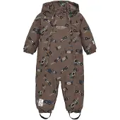 Minymo Snow Suit Aop - Brown - 80