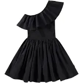 Molo Chloey Short Sleeve Dress Black 98/104 cm Musta 98/104 cm Tytöt