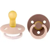 BIBS Studio Colour Fusion Tutti 2-pack Koko 2, Blush Woodchuck Mix