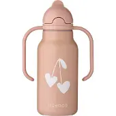 Liewood Kimmie pullo kahvoilla 250ml 2620 Sweethearts / Pale Tuscany