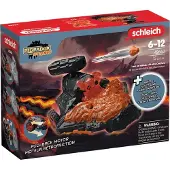 Schleich Lava Jet Vehicle With Mini Creature - Black - ONE SIZE