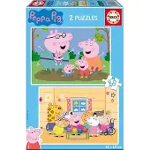Educa 2X48 Peppa Pig - Multi/patterned - ONE SIZE