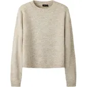 LMTD Nlflodet Ls Short Knit Noos - Beige - 170-176
