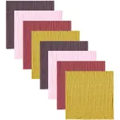Pippi Organic Muslin Cloth (8-Pack) - Multi/patterned - ONE SIZE