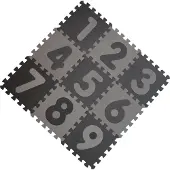 BabyDan Leikkialusta 90x90 Numbers