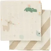 Done by Deer Celebration Musliiniviltti 2-pack, Sand