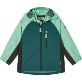 Reima Temppu Softshell Takki Dark Teal Dark Teal-104 cm Sininen 104 cm Pojat, Tytöt