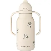 Liewood Kimmie pullo kahvoilla 250ml 2610 Mini Panda / Sandy