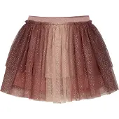 Minymo Skirt W. Glitter - Pink - 98