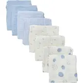 Pippi Peppi Musliiniviltti 8-pack, Celestial Blue