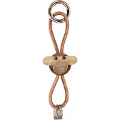 Kay Bojesen Denmark - Avainrengas Apina 3 cm Kulta/Beige/Tiikki/Limba