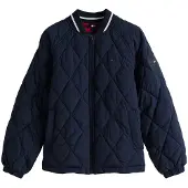 Tommy Hilfiger Lämpötakki - Tikattu - Dark Yö Laivastonsininen - - 10 v (140) - Lämpötakit