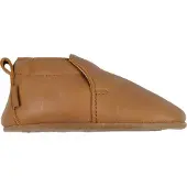 Melton Delicate Leather Slippers - Brown - 24/25