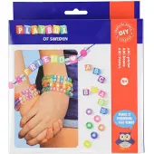 Playbox Askartelusetti - Rannekoru M. ABC-Helmeä - 440 kpl - - OneSize - Korut