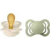 BIBS Pacifier Supreme Latex Size 1 2 kpl ? Ivory/Sage
