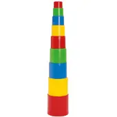 Dantoy Rakennussanko - 9 kpl - 51 cm - - OneSize - Palikkatornit