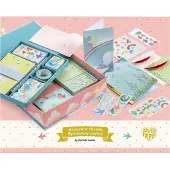 Adlibris Charlotte Luova Työpöydän Setti Multi Multi-Onesize Sininen One Size Pojat, Tytöt