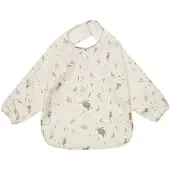 Cam Cam Copenhagen Sleeved Bib - Blueberries - Cream - ONE SIZE