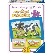 Ravensburger Palapeli Eläinystävät 3x6