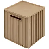 Liewood Elijah Storage Box W. Lid - Beige - ONE SIZE