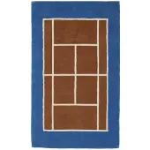 OYOY MINI Tennis Rug - Blue - 150X88CM