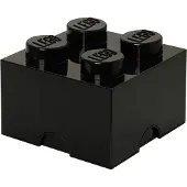 LEGO säilytyslaatikko (4-nastainen, musta)