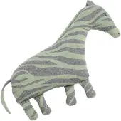 Smallstuff Toy/ Cushion Zebra, Grey - Grey - 40X 47X 10CM