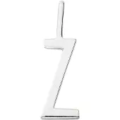 Design Letters Archetype Charm 10 mm Silver A-Z Z