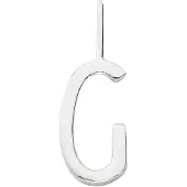 Design Letters 10Mm 925 Sterling Silver A-Z - Silver - 10 MM