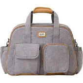 BIZZIGROWN Hoitolaukku/Matkasänky - POD - Windsor Grey - - OneSize - Hoitolaukut