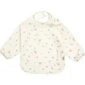 Cam Cam Copenhagen Sleeved Bib - Blueberries - Cream - ONE SIZE