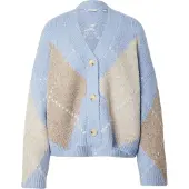 Noella Neuletakki 'Laiana' meleerattu beige / vaaleansininen / valkoinen