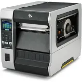 Zebra ZT620; 6", 203 dpi, Serial, USB, Gigabit Ethernet, BT 4.0, USB Host, Tear, RFID UHF Encoder:Global (ROW), Color, ZPL