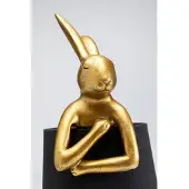 Kare Pöytävalaisin Animal Rabbit, Messinki/kulta, Olohuone/ruokailutila, Tekstiili/kangas/silkki, Design