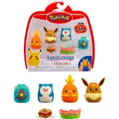 Squishmallows - Squishalongs 4 PK Eevee/Snorlax (SQAL0068)