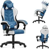 Huzaro Samettinen pelituoli Force 2.7 blue, sininen, pehmeä veluuri